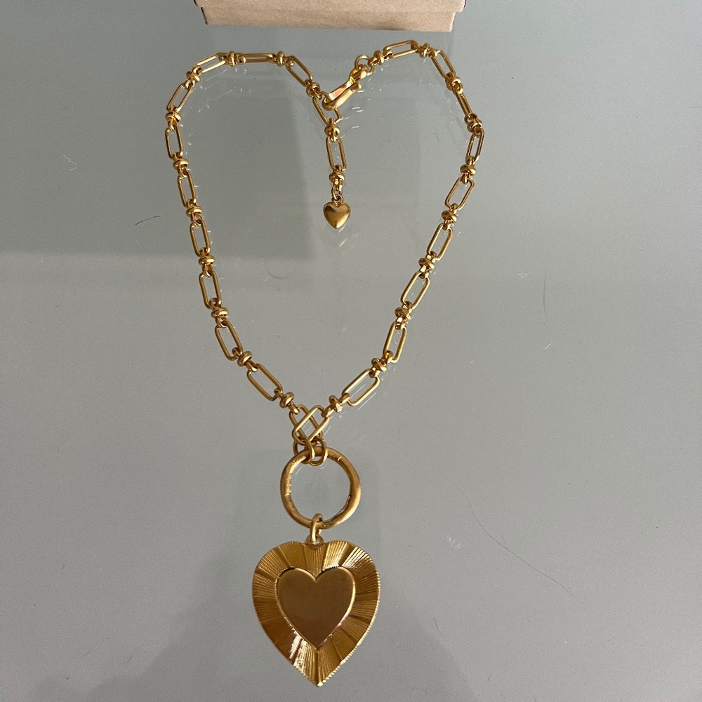 BRINKER & ELIZA The Best Is Yet To Come 24K Gold Plated Necklace - Picture 4 of 10